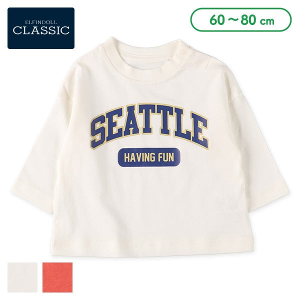 西松屋 ELFINDOLL CLASSIC カレッジロゴ長袖Tシャツ正規品