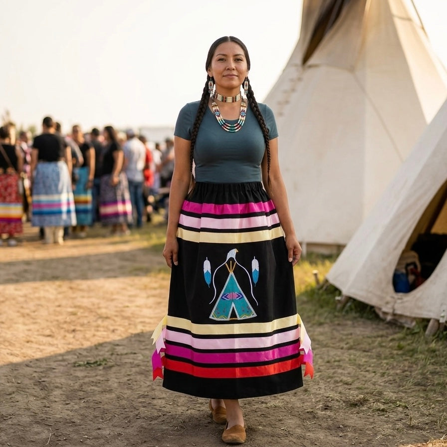 Shelter of Heritage Ribbon Skirt