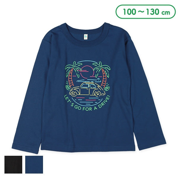 西松屋 ELFINDOLL ネオンくるま長袖Tシャツ正規品