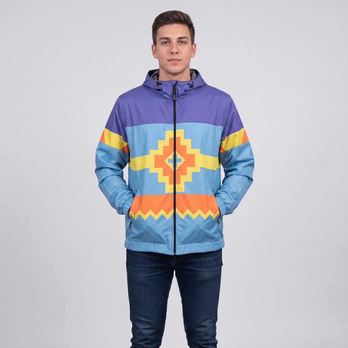 Purple Horizon Windbreaker