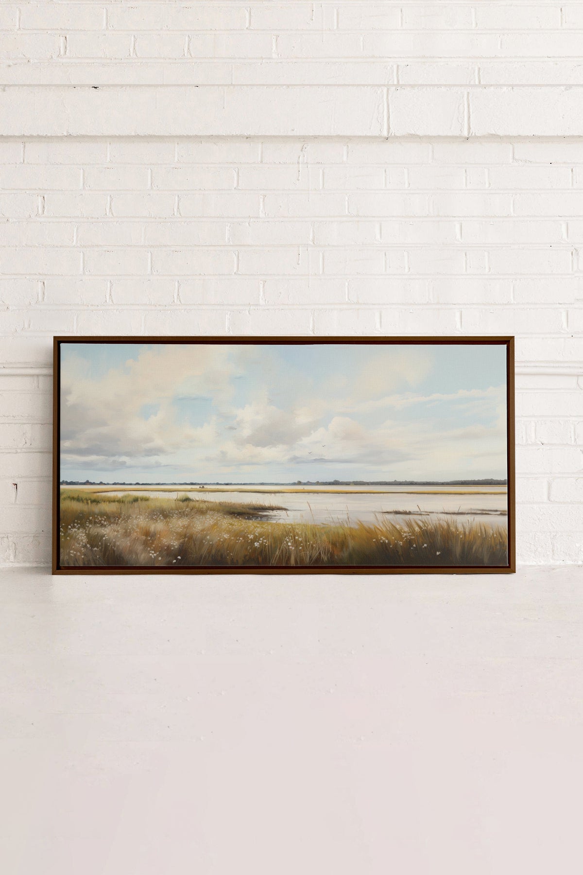 GOLDEN GLOW, Oeuvre sur toile étiré