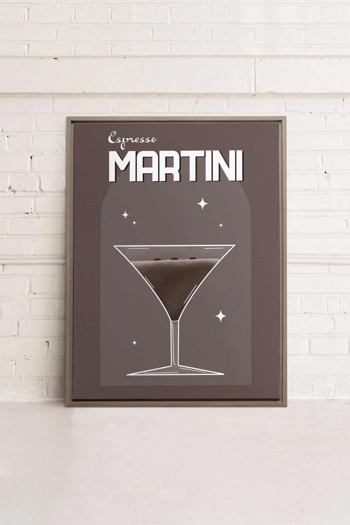 ESPRESSO MARTINI, Oeuvre sur toile étirée