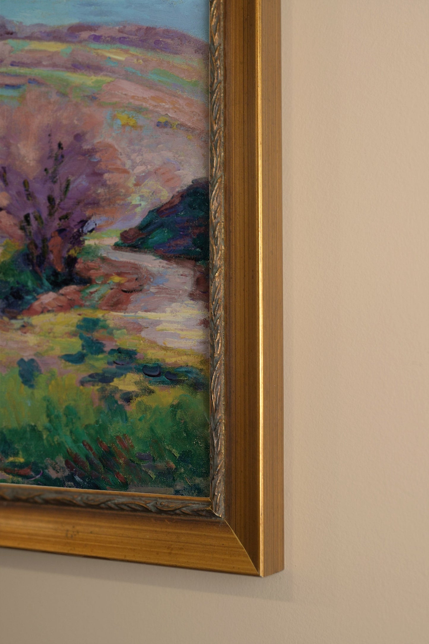 CHAMPS DE RÊVE, CADRE VINTAGE OR