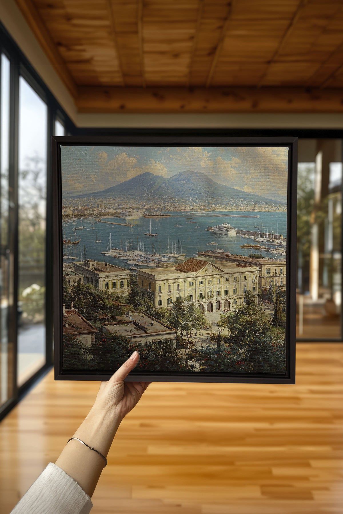 BAY OF GOLD, Oeuvre sur toile étirée
