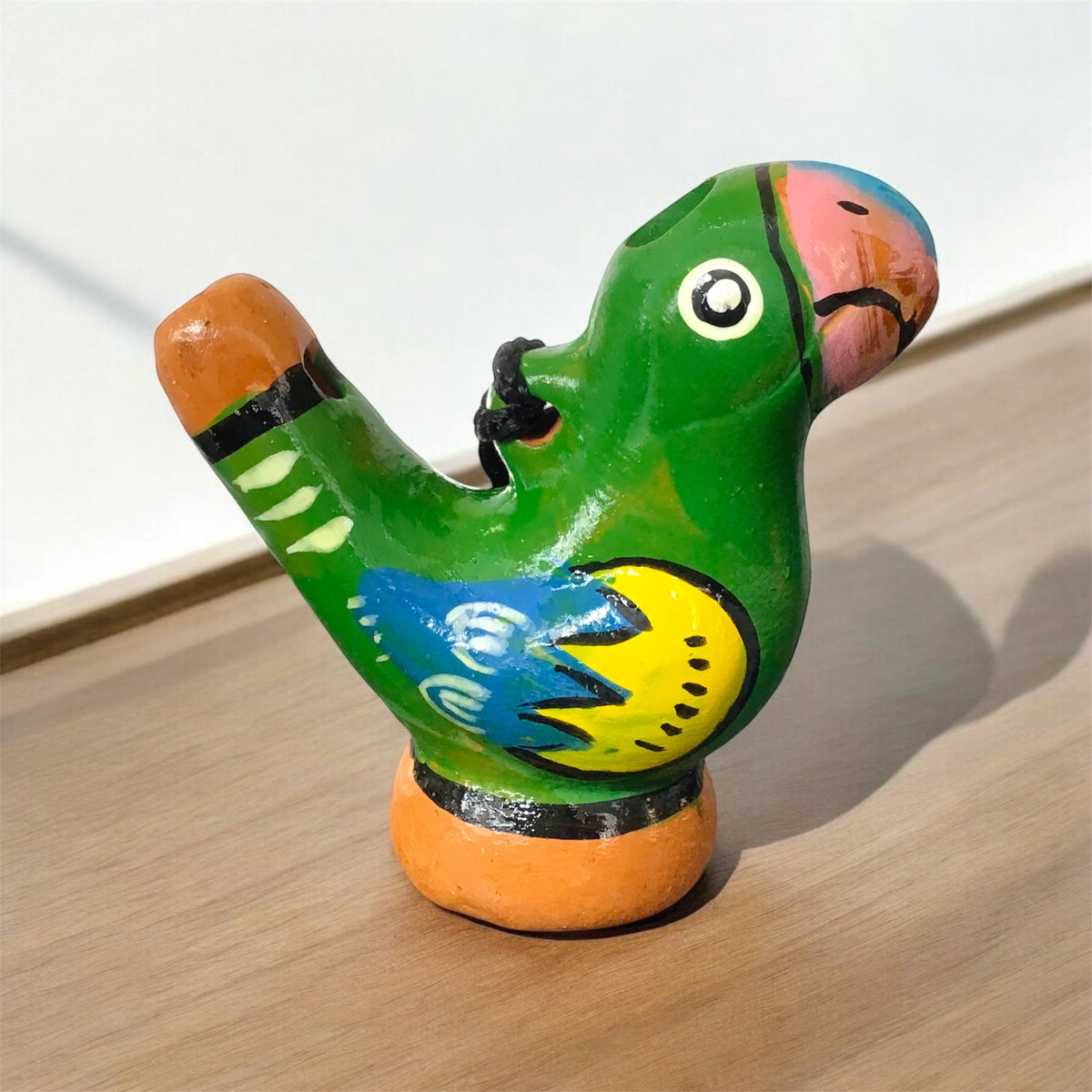 Painted Parrot Bird Water Whistle