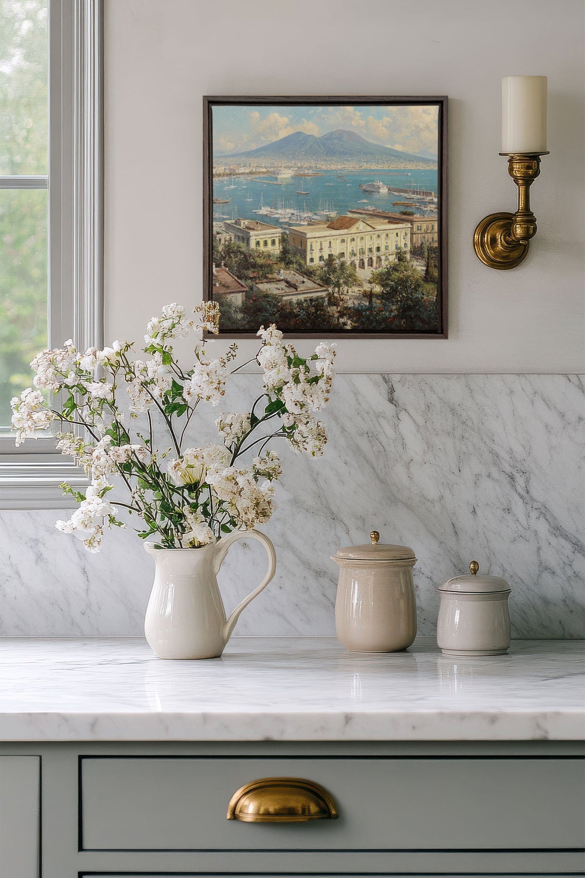 BAY OF GOLD, Oeuvre sur toile étirée