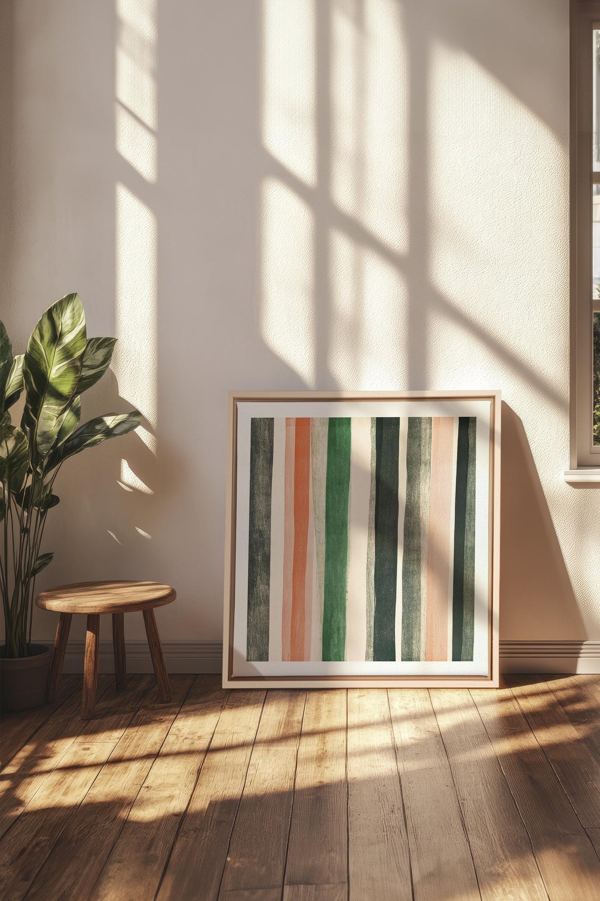 NATURAL LINES, Oeuvre sur toile étirée