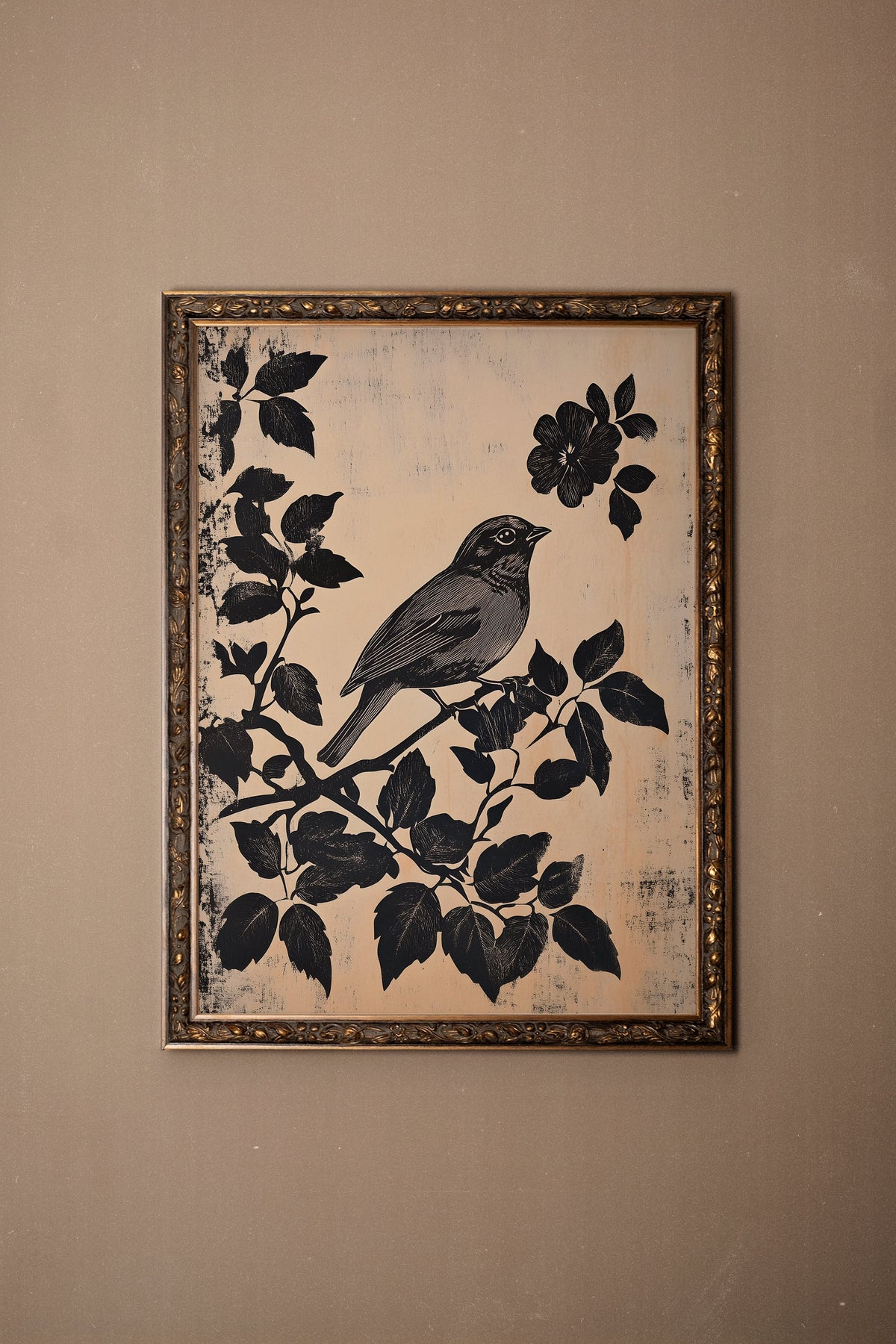 LES SECRETS DU VENT, CADRE VINTAGE BRONZE