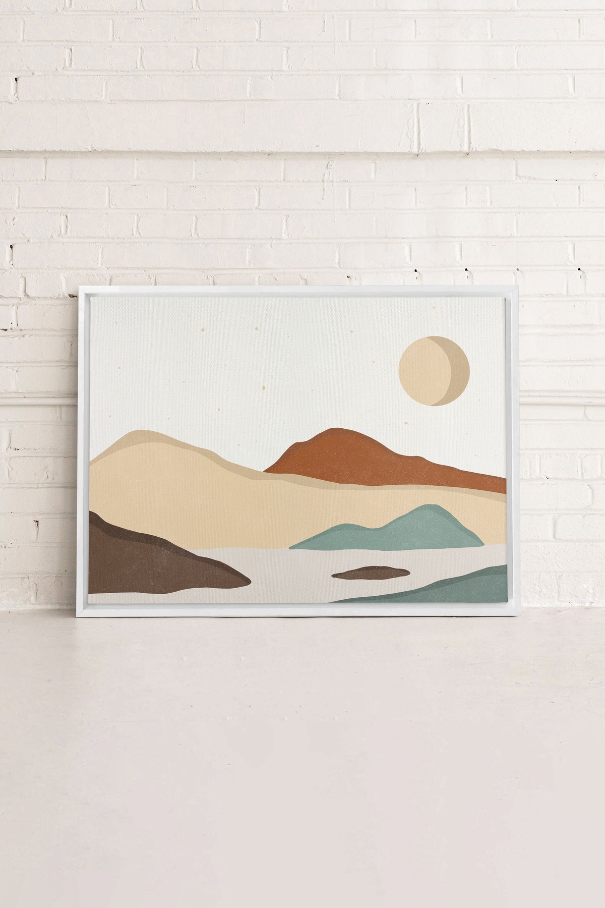 SAND & SKY, Oeuvre sur toile étirée