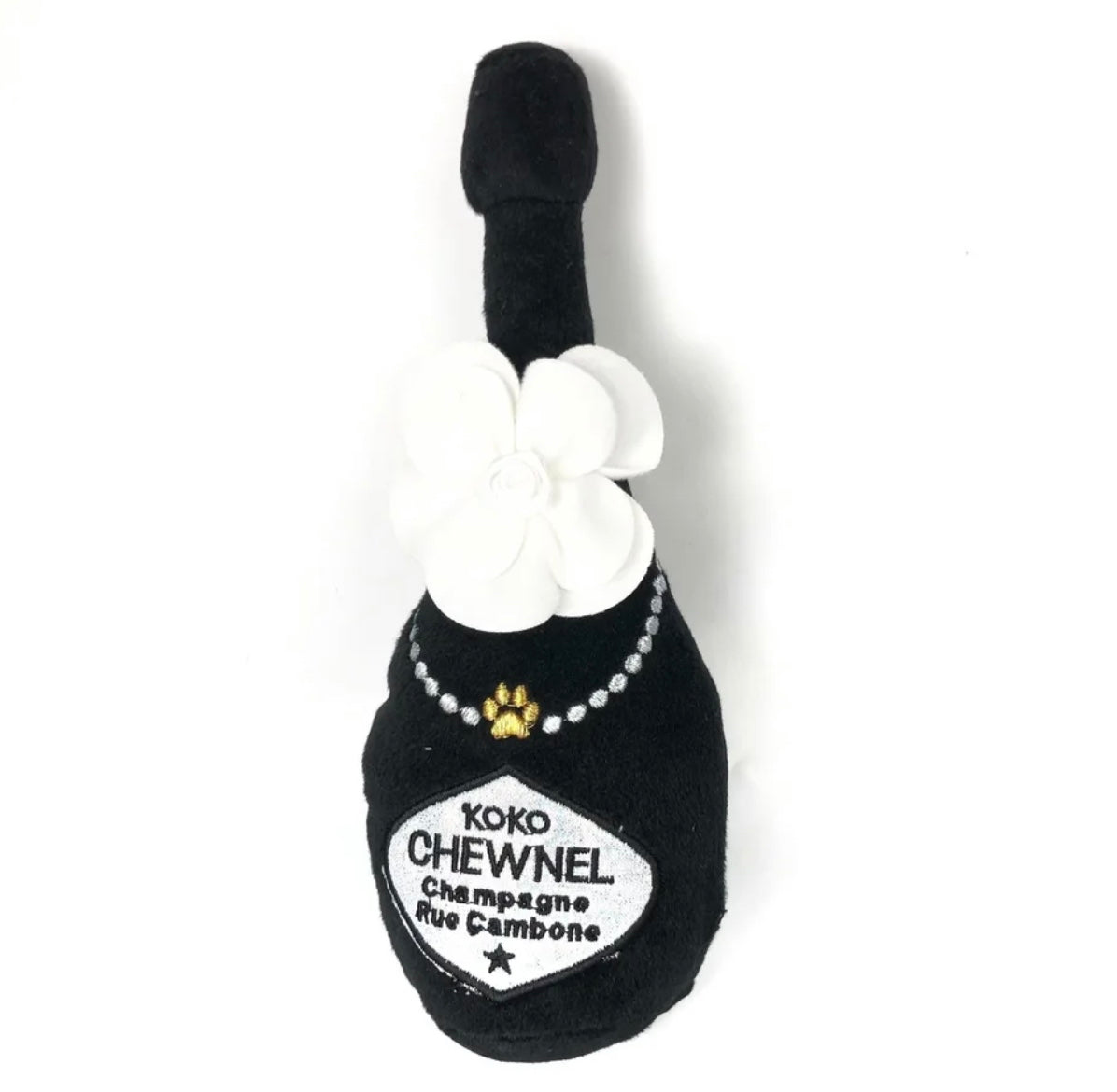 Chewnel Champagne Toy – Plush Dog Toy