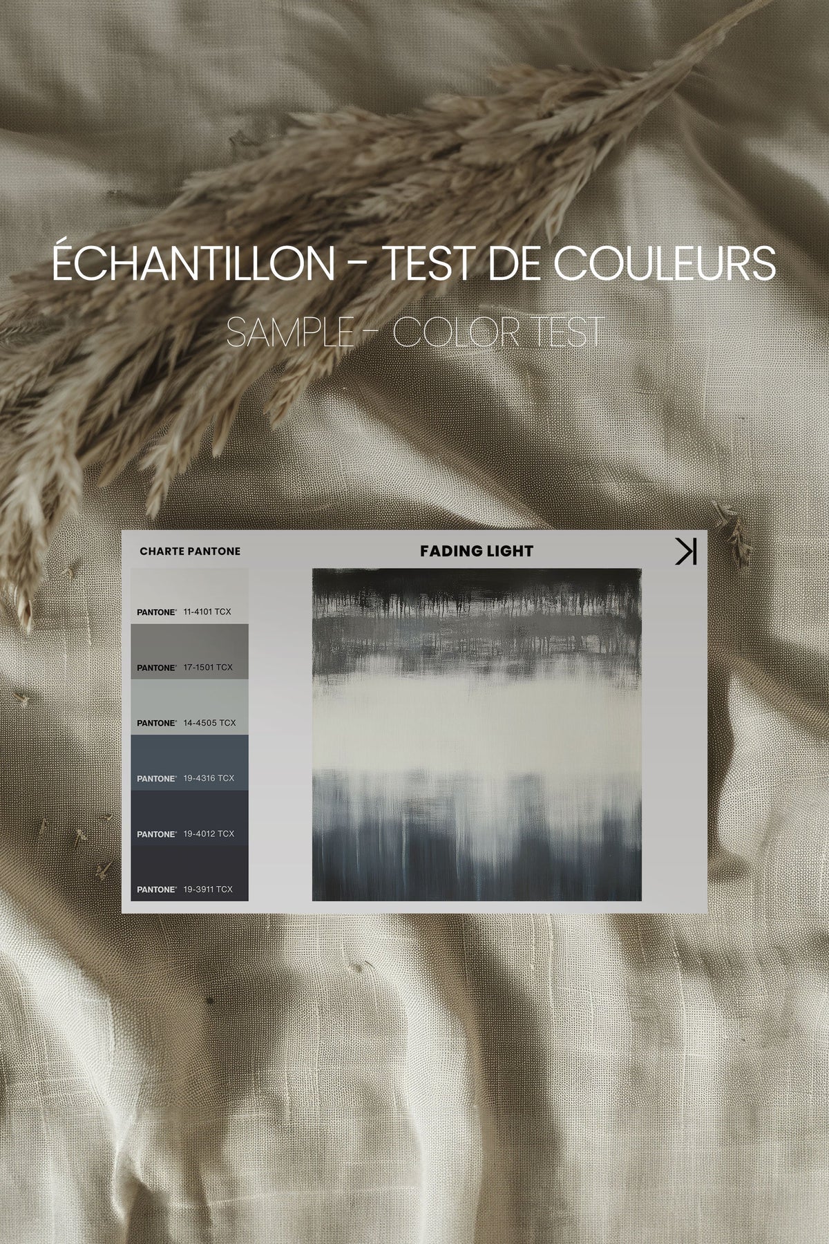 FADING LIGHT, Oeuvre sur toile étirée