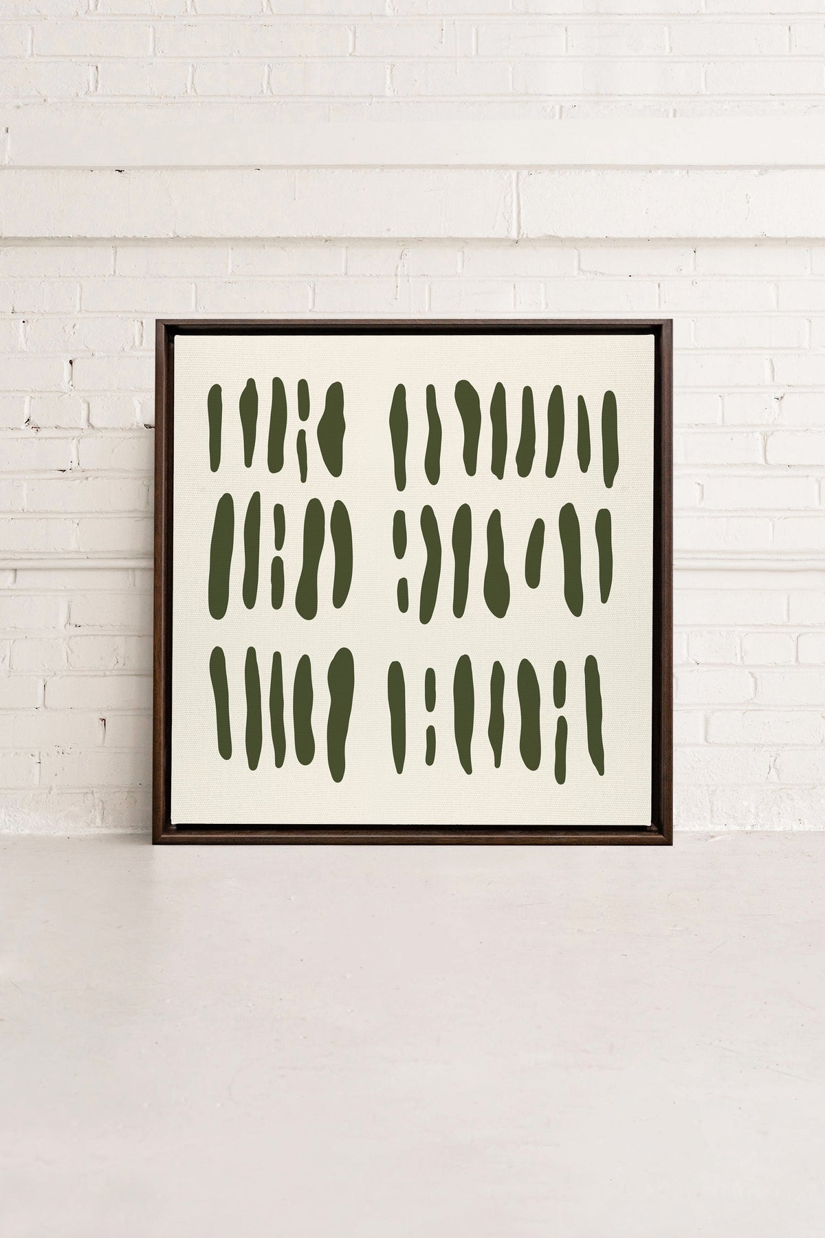 FLOATING PATTERNS, Oeuvre sur toile étirée