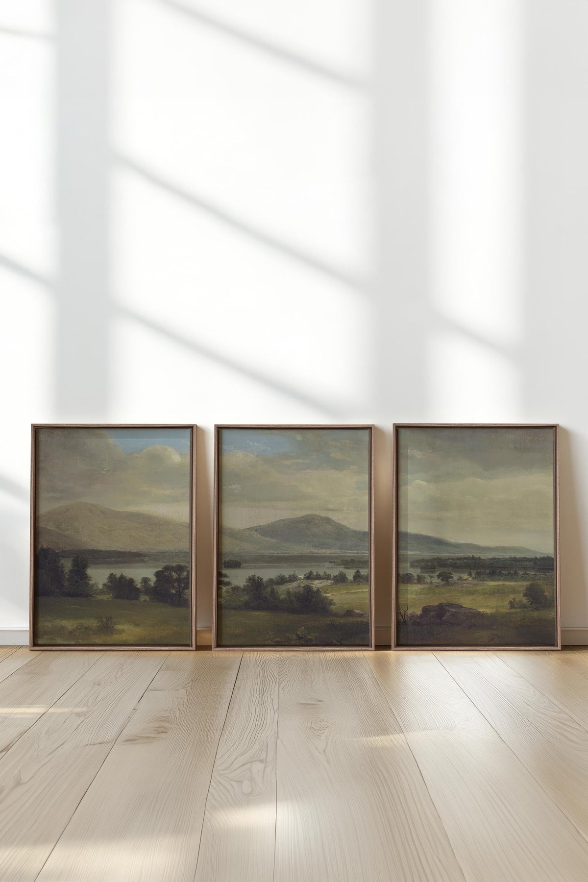 TRIO DES SAISONS DOUCES (3 Oeuvres sur toile étirée)
