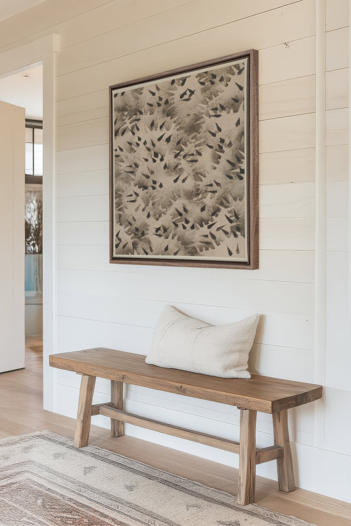 GRAIN D'OMBRE, Oeuvre sur toile étirée