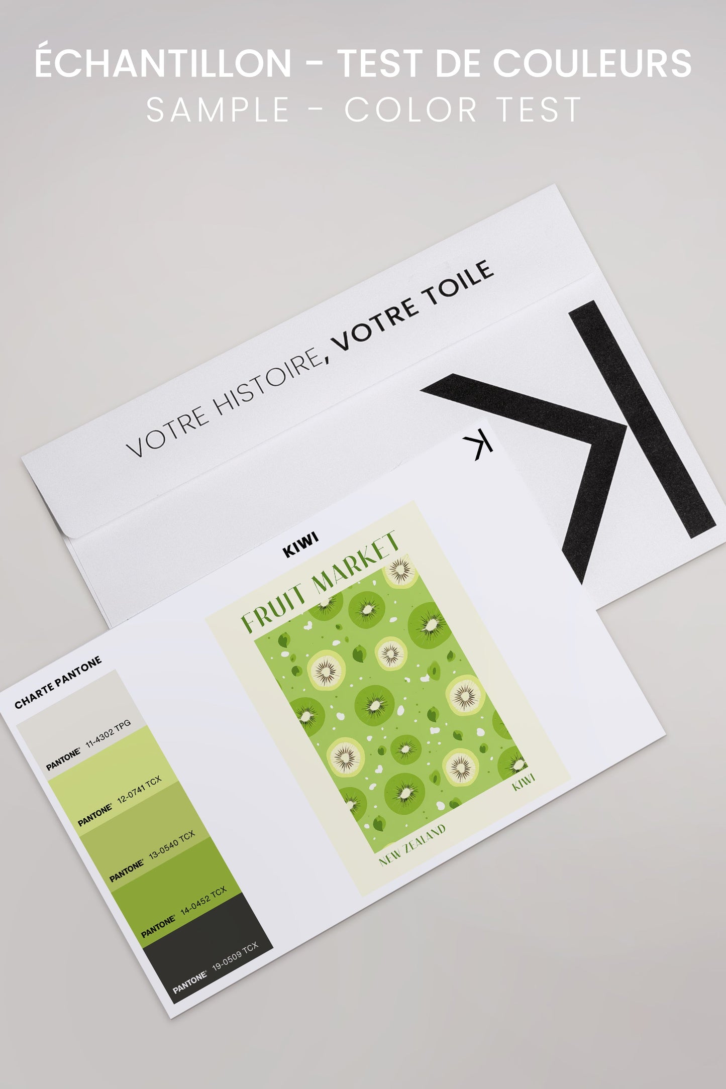 KIWI, Oeuvre sur toile étirée