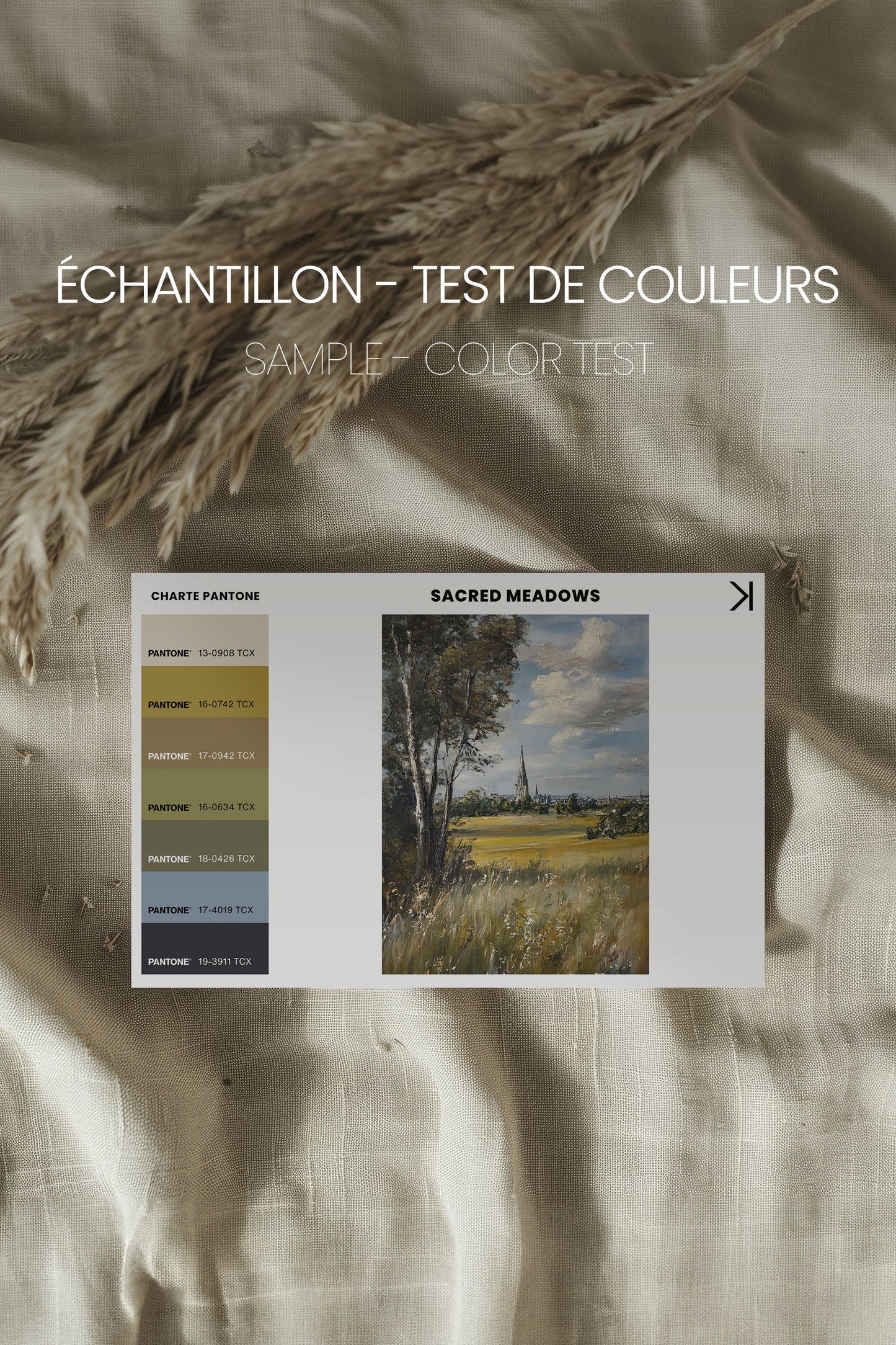 SACRED MEADOWS, Oeuvre sur toile étirée