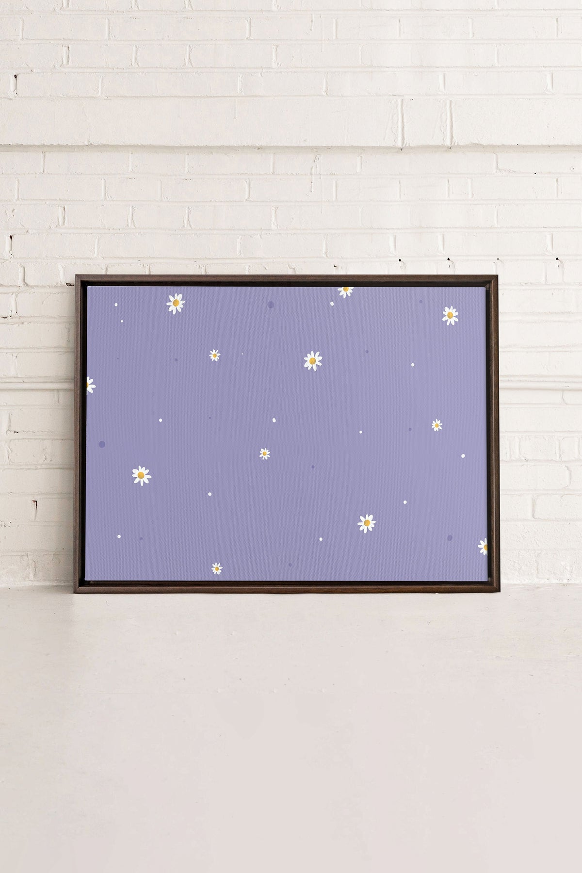 FLEURS DE LUNE, Oeuvre sur toile étirée