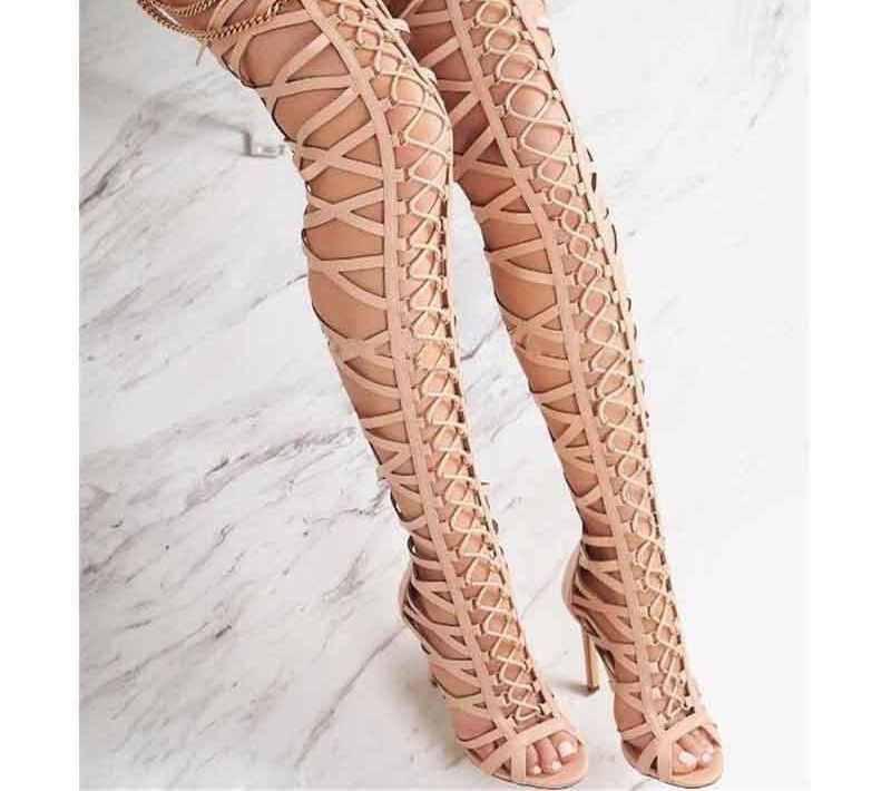 8 Thigh High Gladiators