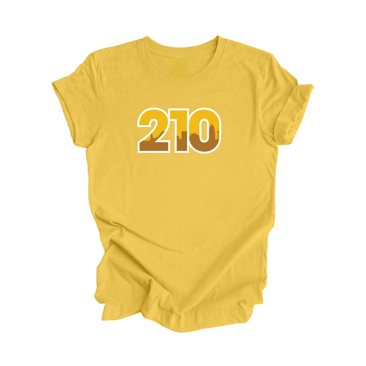210 San Antonio Texas USA Area Code City Skyline Gift - Unisex T-Shirt - Inspired X