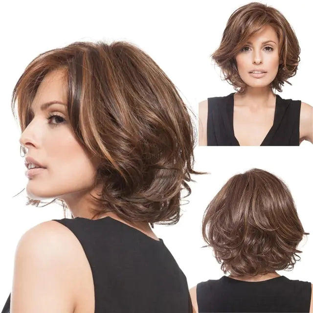 High-Quality Synthetic Short Curly Wig for Everyday Use