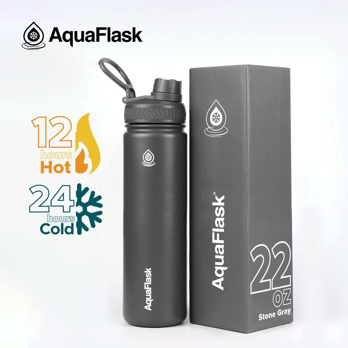 AquaFlask Original Vacuum Insulated Water Bottles 650ml (22oz)