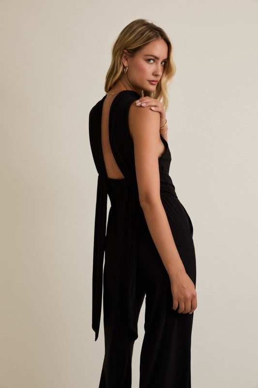 Maren Mock Neck Jumpsuit