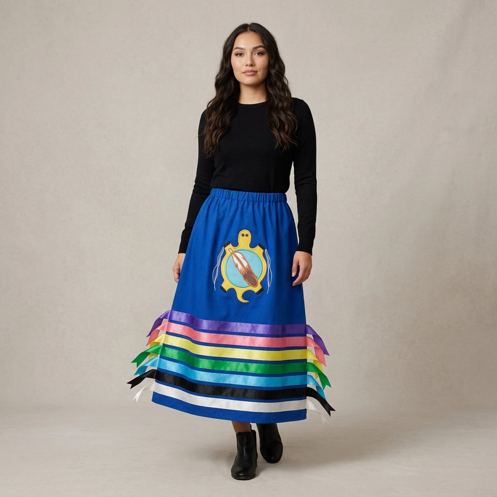 Turtle's Honor Ribbon Skirt