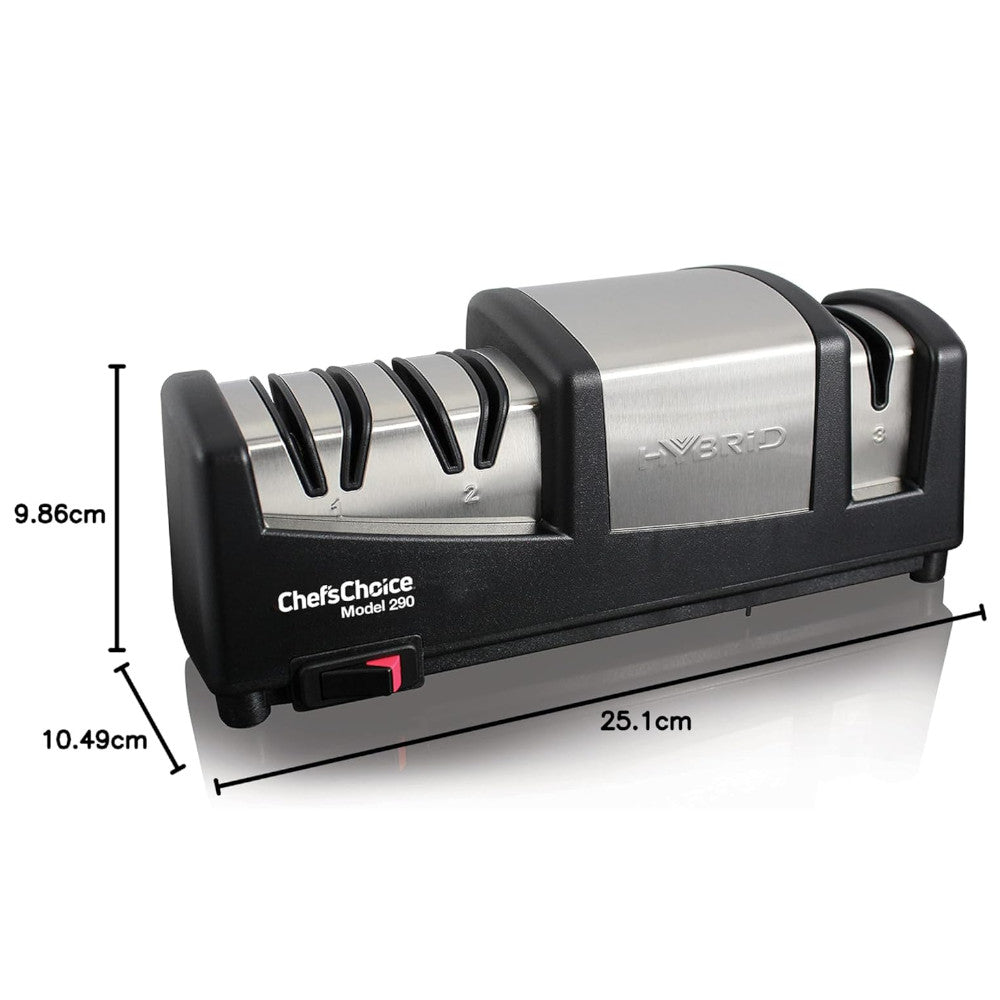 CHEF'S CHOICE 290101 AngleSelect Hybrid Diamond Hone Knife Sharpener - 290