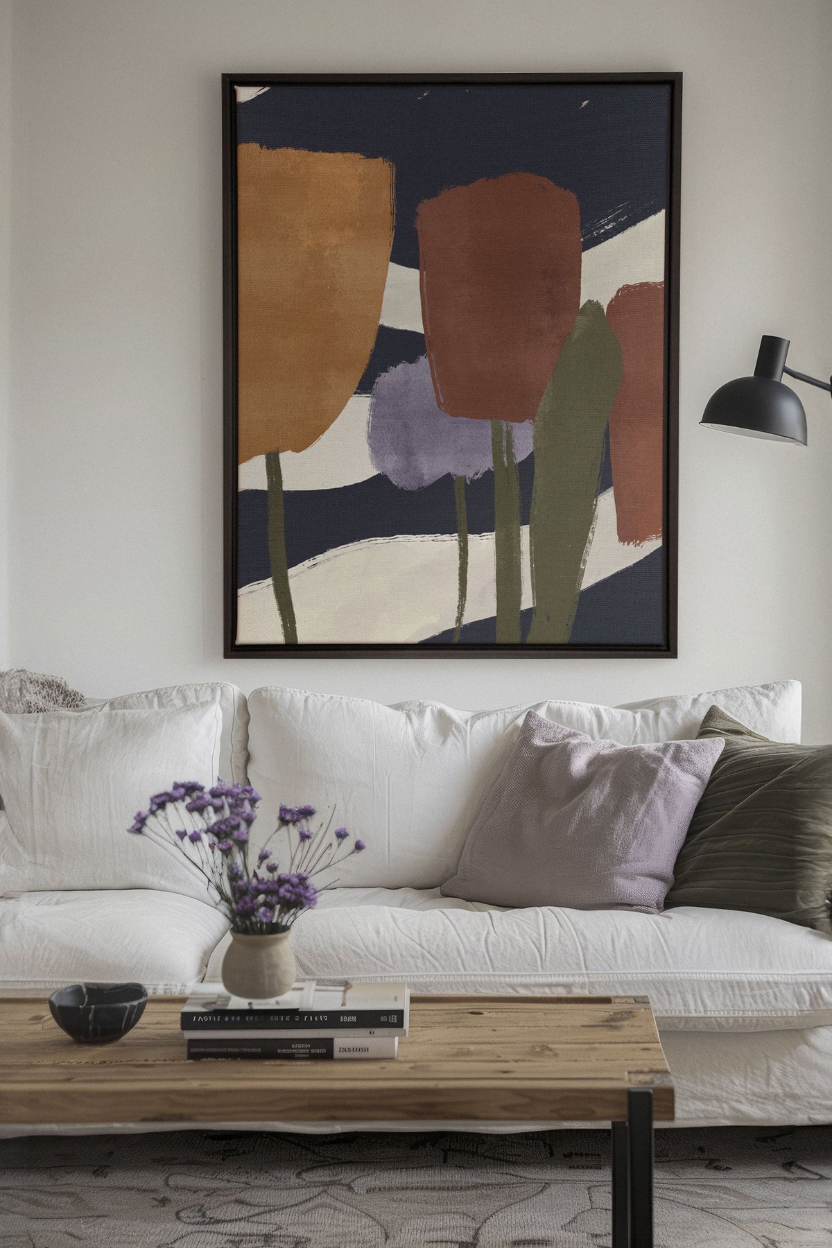 FLORAISONS, Oeuvre sur toile étirée