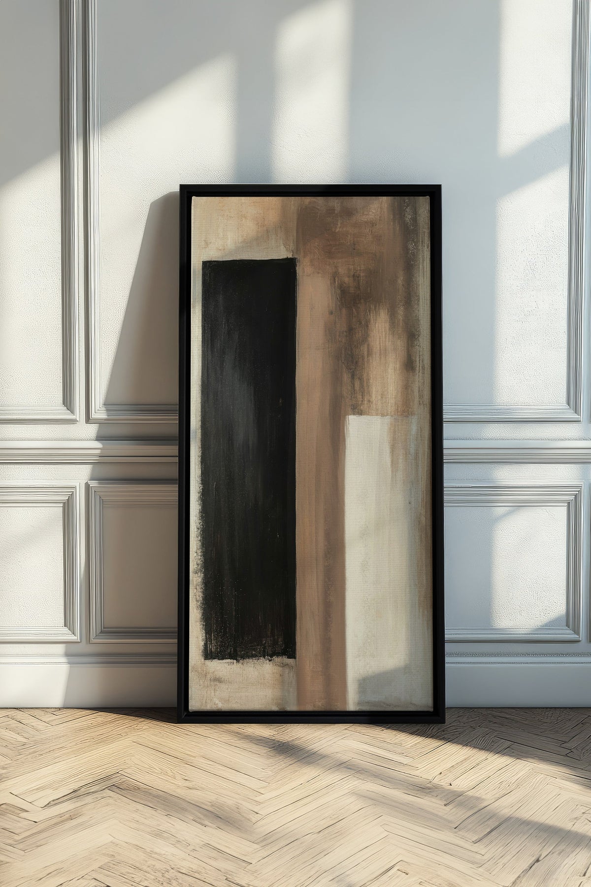 FADED STRUCTURES, Oeuvre sur toile étirée