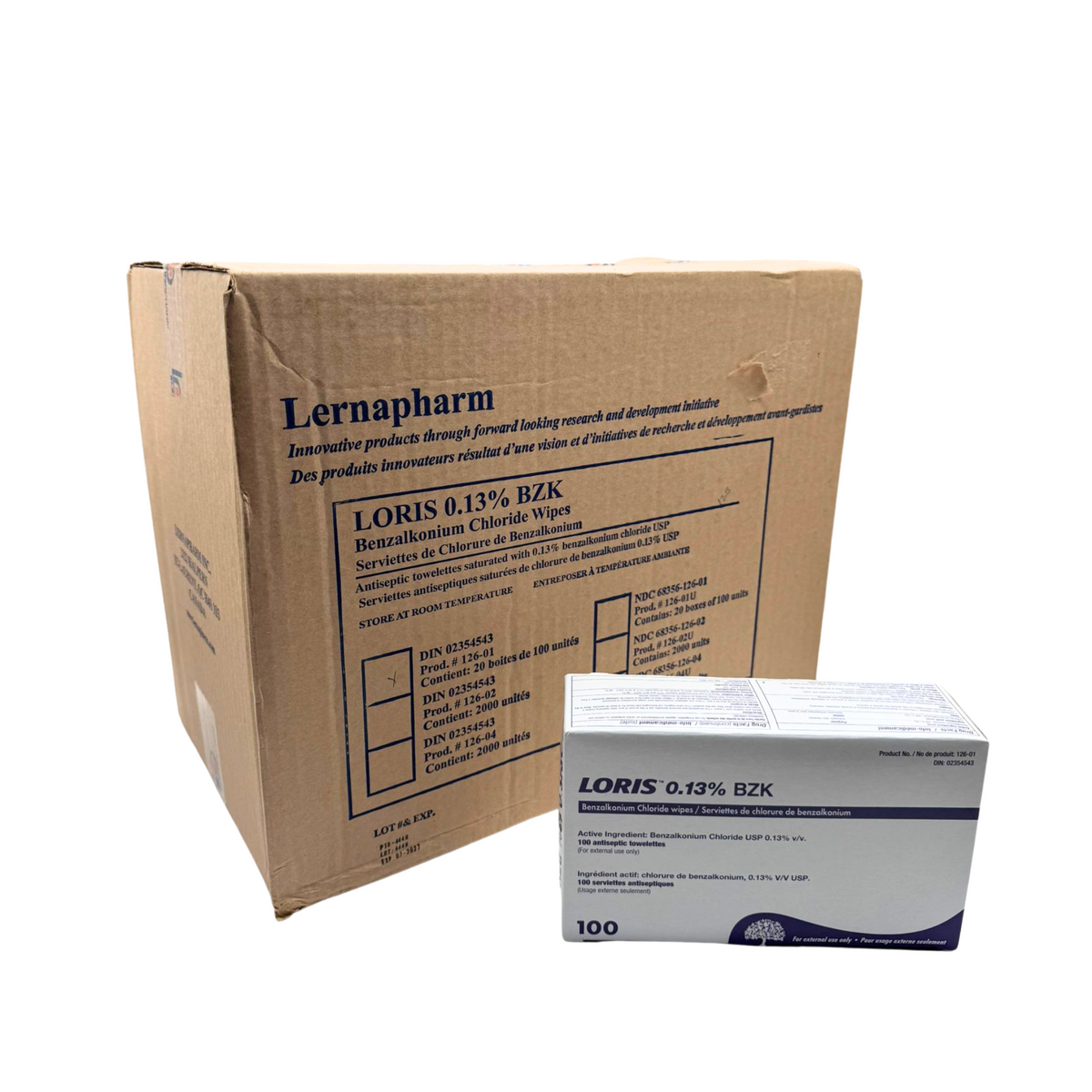 Loris BZK Antiseptic Wipe