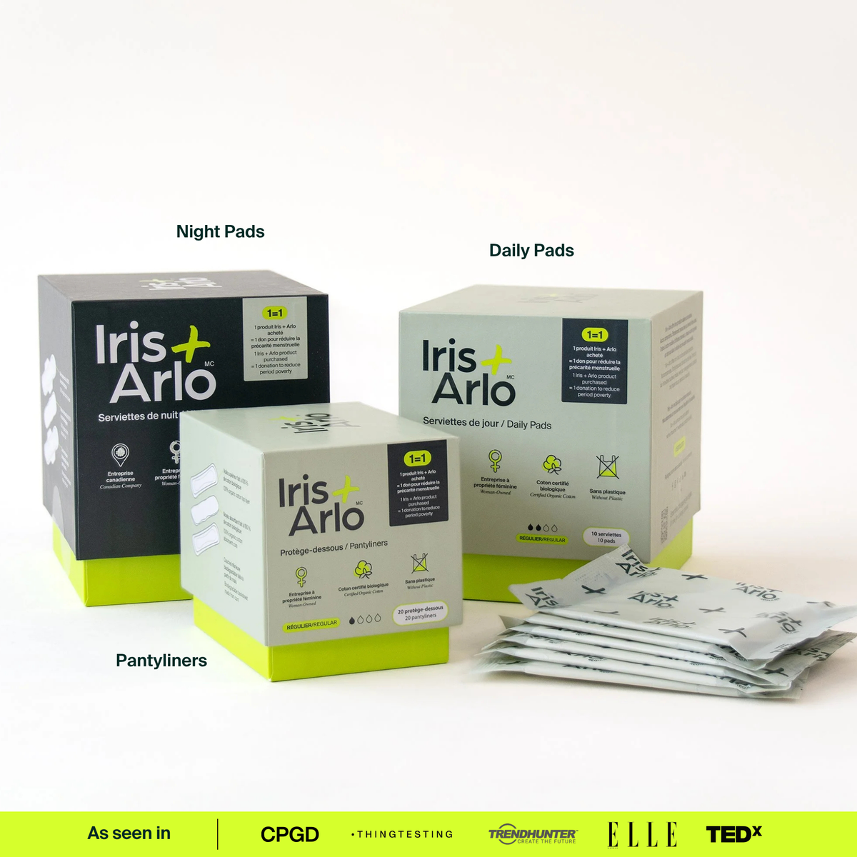 100% Organic Cotton Regular Pads