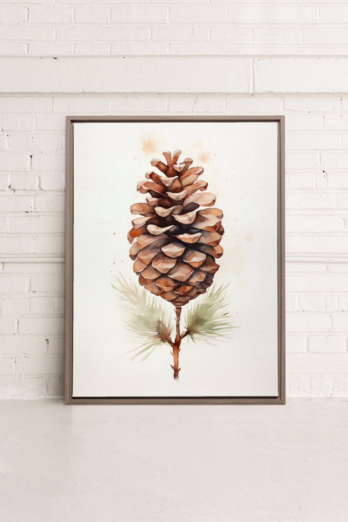 Pine haven, Oeuvre sur toile étirée