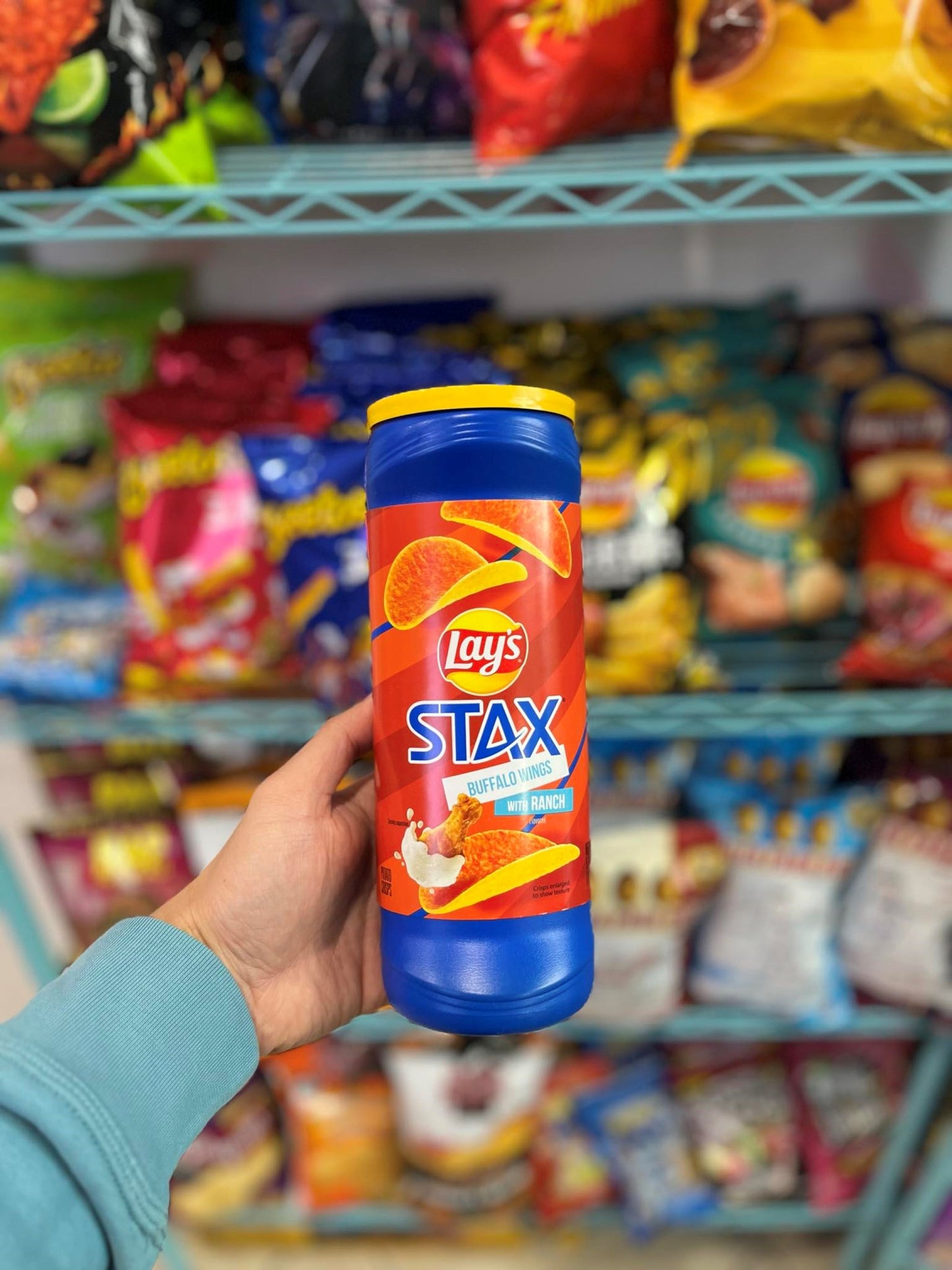 (USA) LAY'S STAX BUFFALO WINGS WITH RANCH - 155G