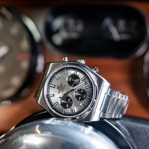 CASIO Edifice Standard Chronograph Silver | EFB730D-7AV