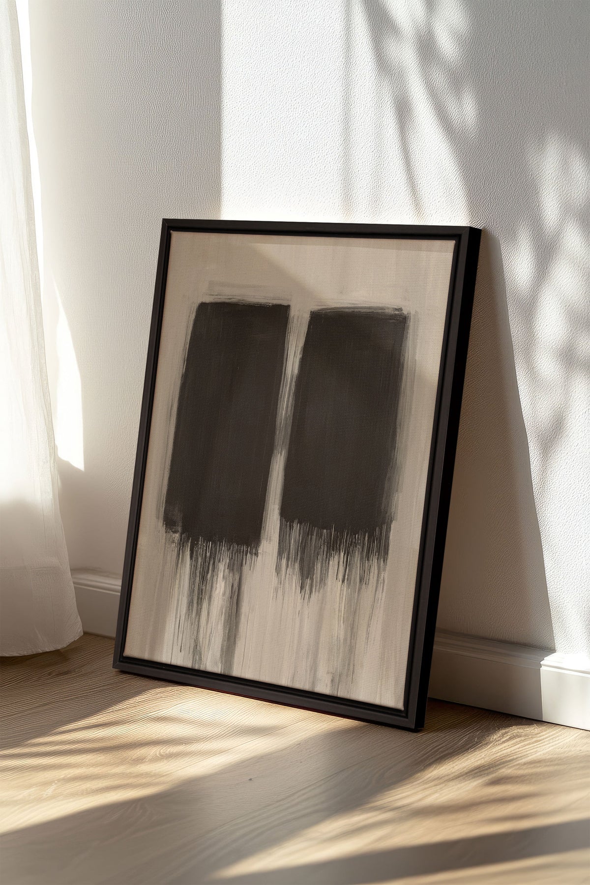 FADING SHADOWS, Oeuvre sur toile étirée