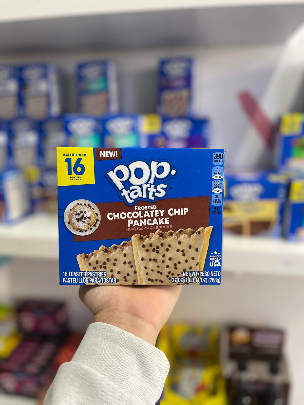 POP TART - CHOCOLATE CHIP PANCAKES 16CT