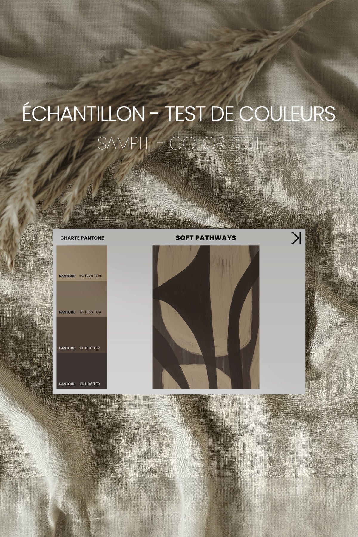 SOFT PATHWAYS, Oeuvre sur toile étirée