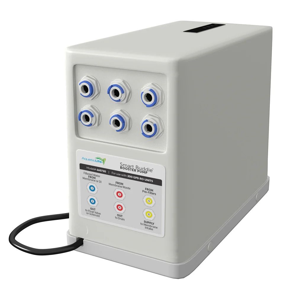 AquaticLife Smart Buddie Booster Pump for 180-200 GPD