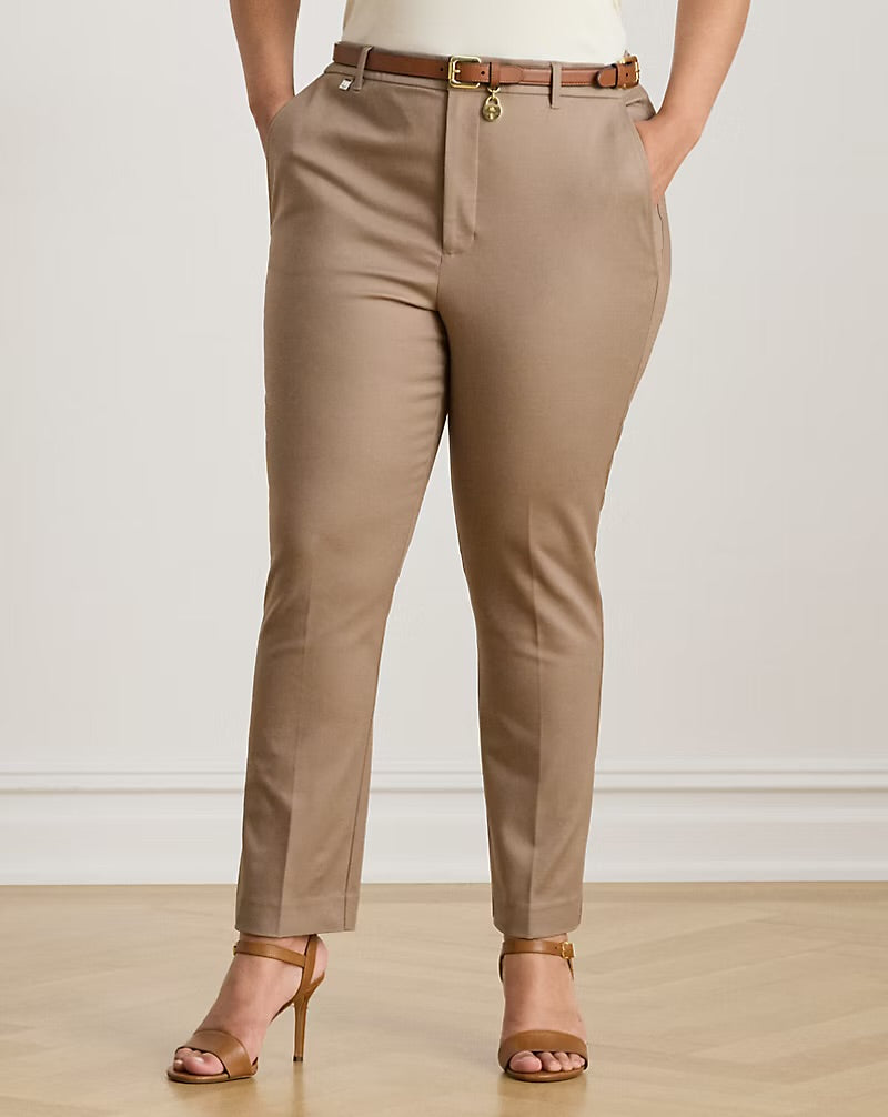 Ralph Lauren Double-Faced Stretch Cotton Pant