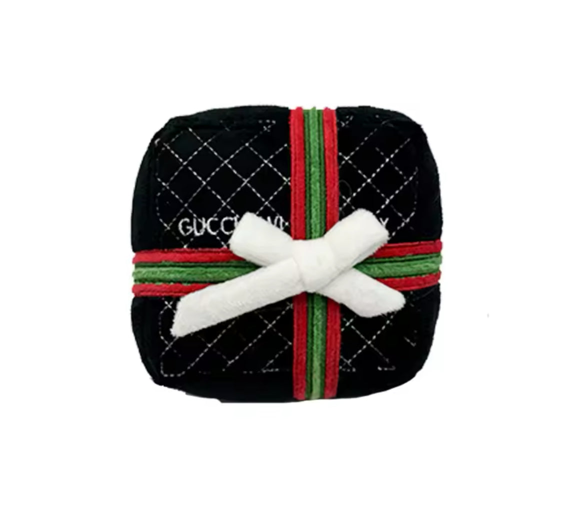 Gucchewi Box Plush Toy – Luxury Plush Dog Toy