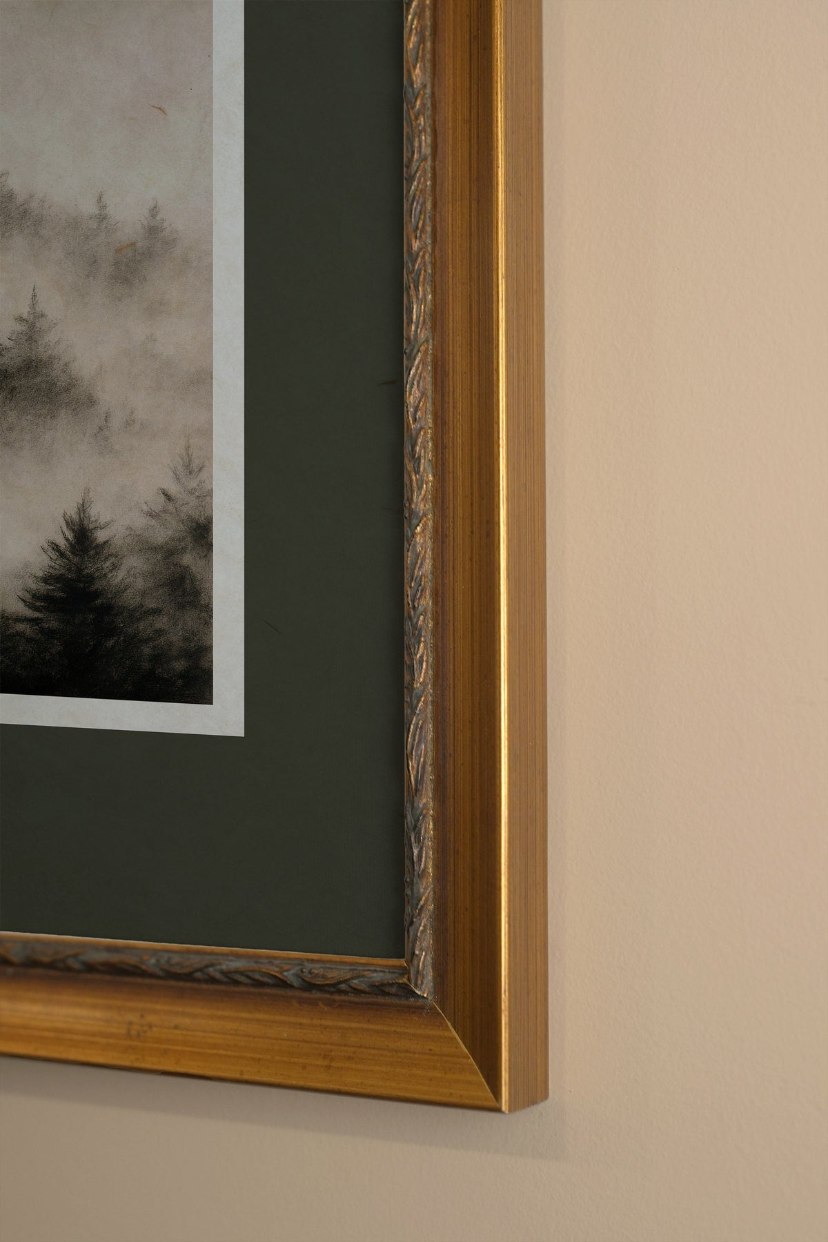 FADING TREES, CADRE VINTAGE OR