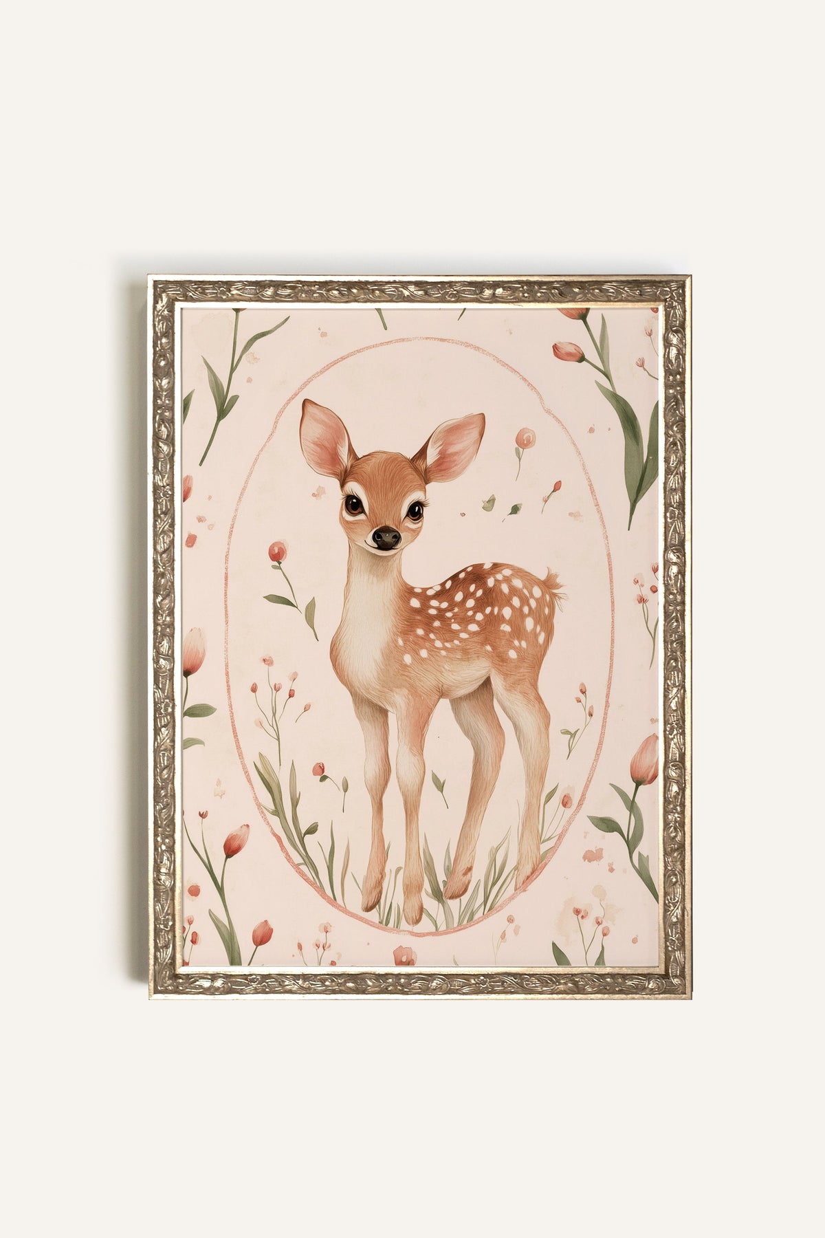 PETIT FAON, CADRE VINTAGE ARGENT