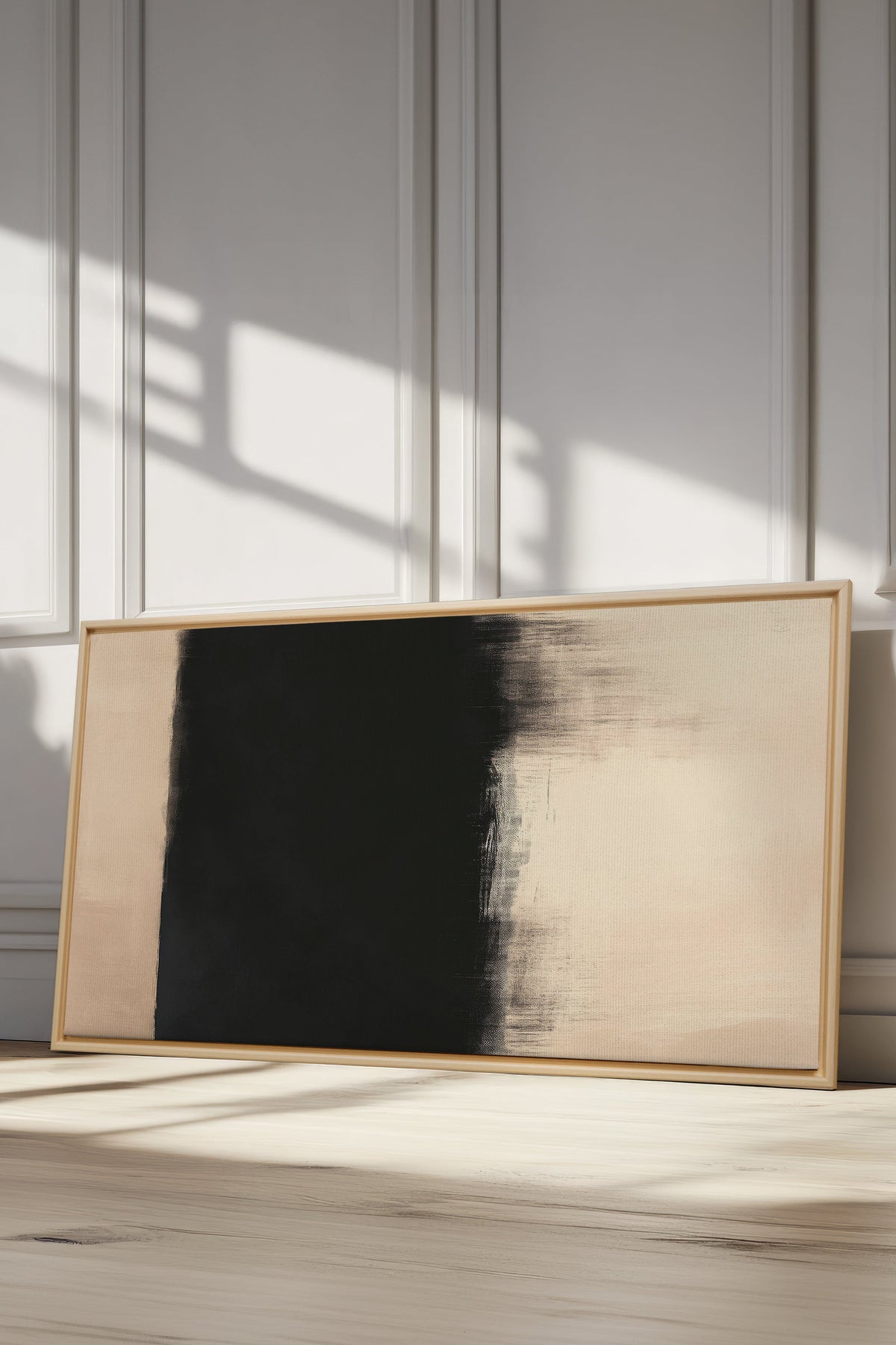SHADOW MEETS LIGHT, Oeuvre sur toile étirée