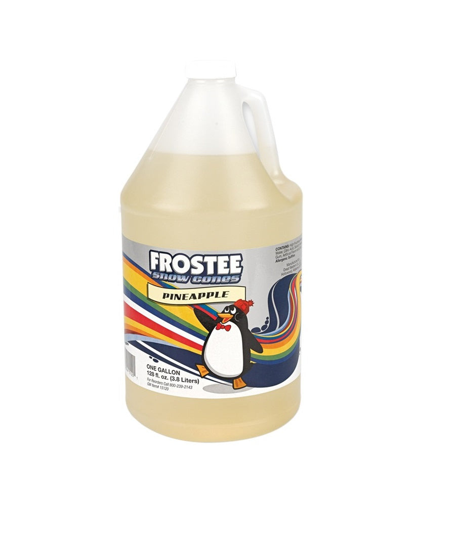 Snow Cone Syrup Pineapple 1 Gal