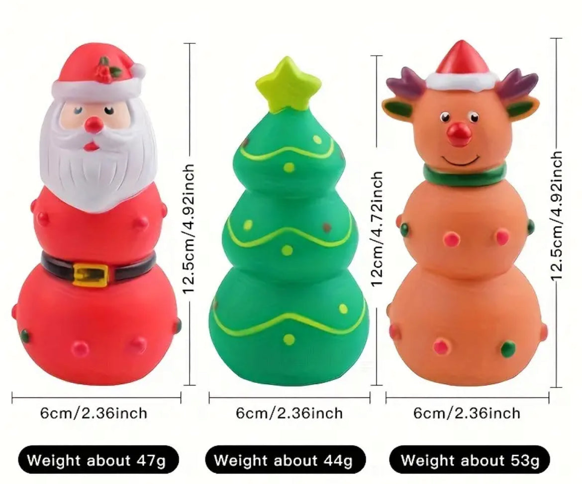 Christmas Dog Toys Set | Holiday Dog Toys