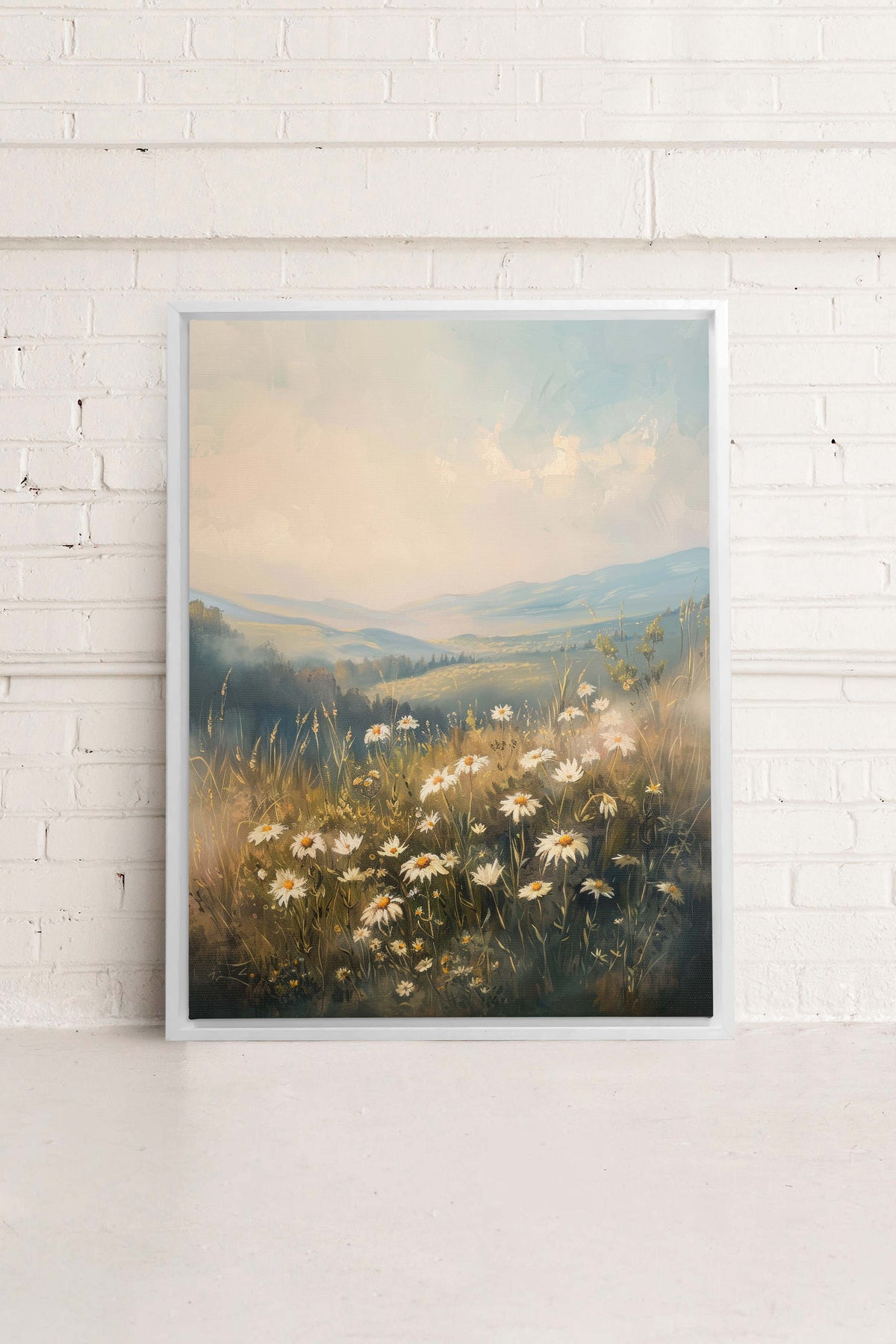 HILLSIDE HARMONY, Oeuvre sur toile étirée