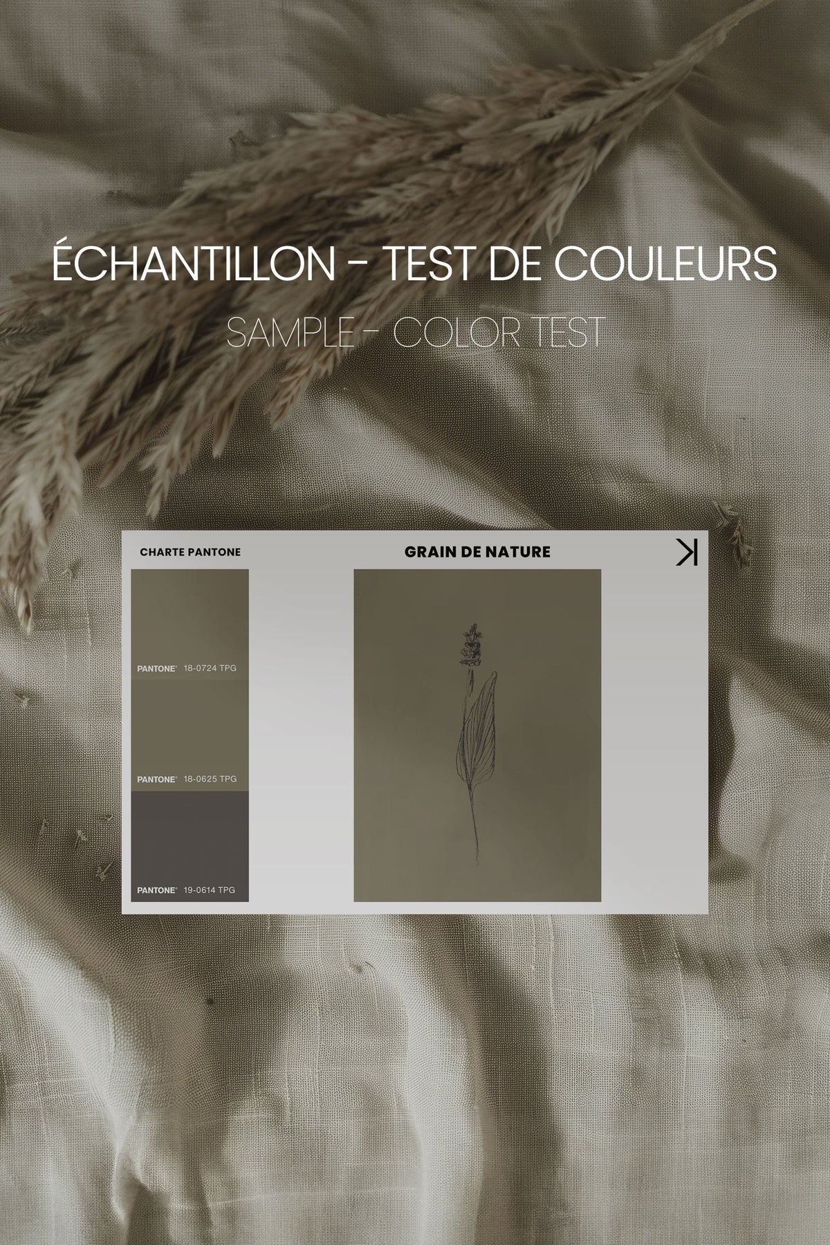 GRAIN DE NATURE, Oeuvre sur toile étirée