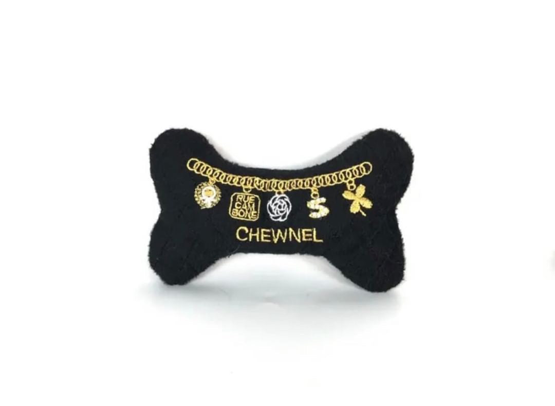 Chewnel Bone Toy – Plush Dog Toy