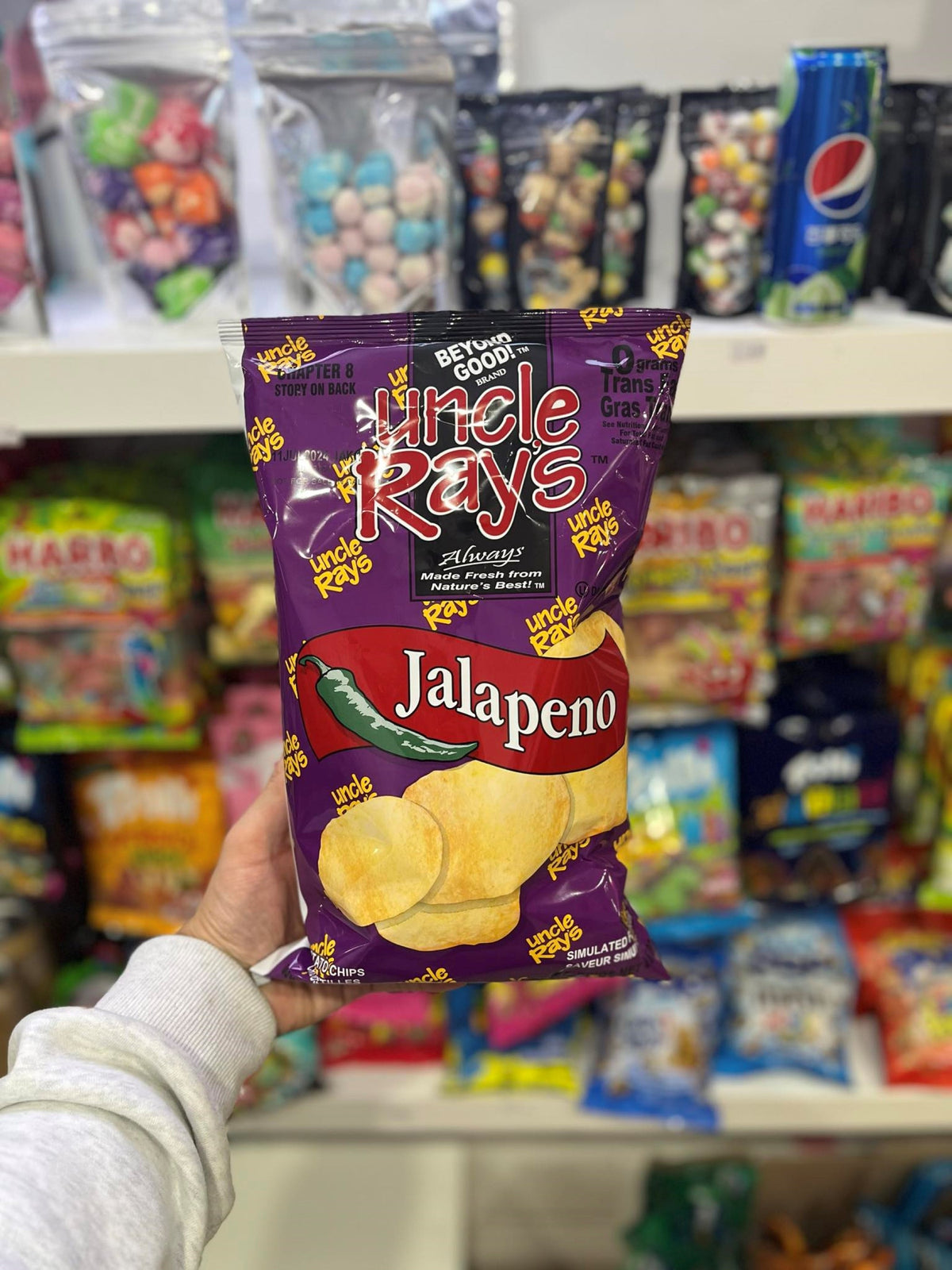 (USA) UNCLE RAYS JALAPENO CHIPS - 4.6OZ